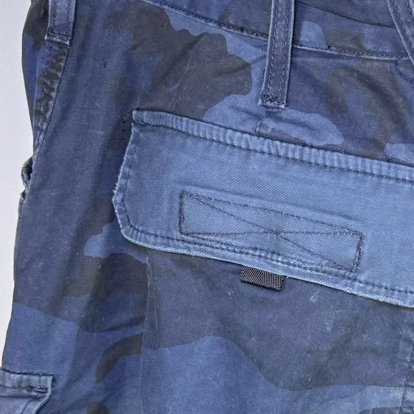 Hudson Jeans Navy Camouflage Cargo Pants - Picture 7 of 14